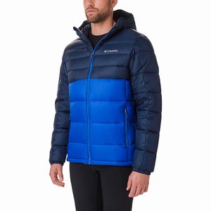 Columbia Buck Butte™ Hooded Insulated Jacka Herr Blå (IYQTZ9785)